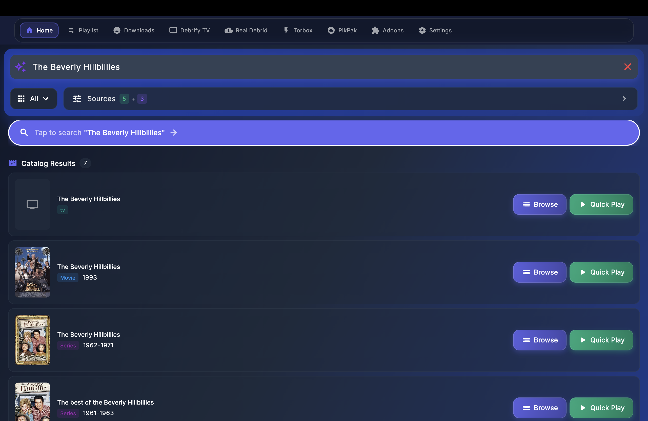 Torrent Search with multiple providers