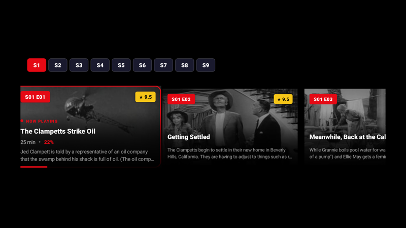 TV episode browser